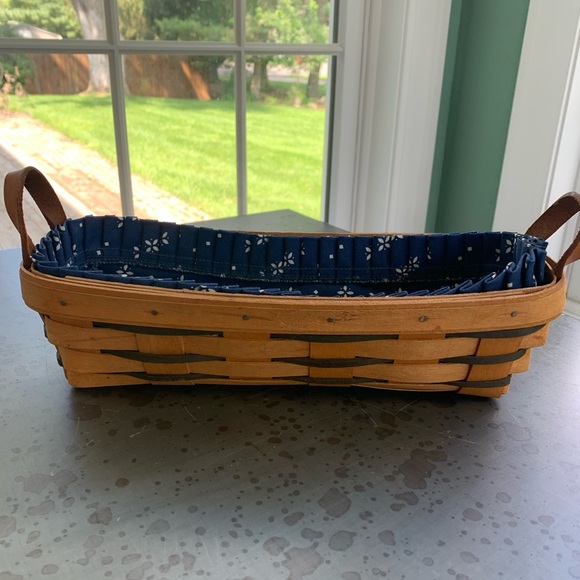LONGABERGER BASKETS Cracker Basket Vintage Home Decor - Picture 2 of 3
